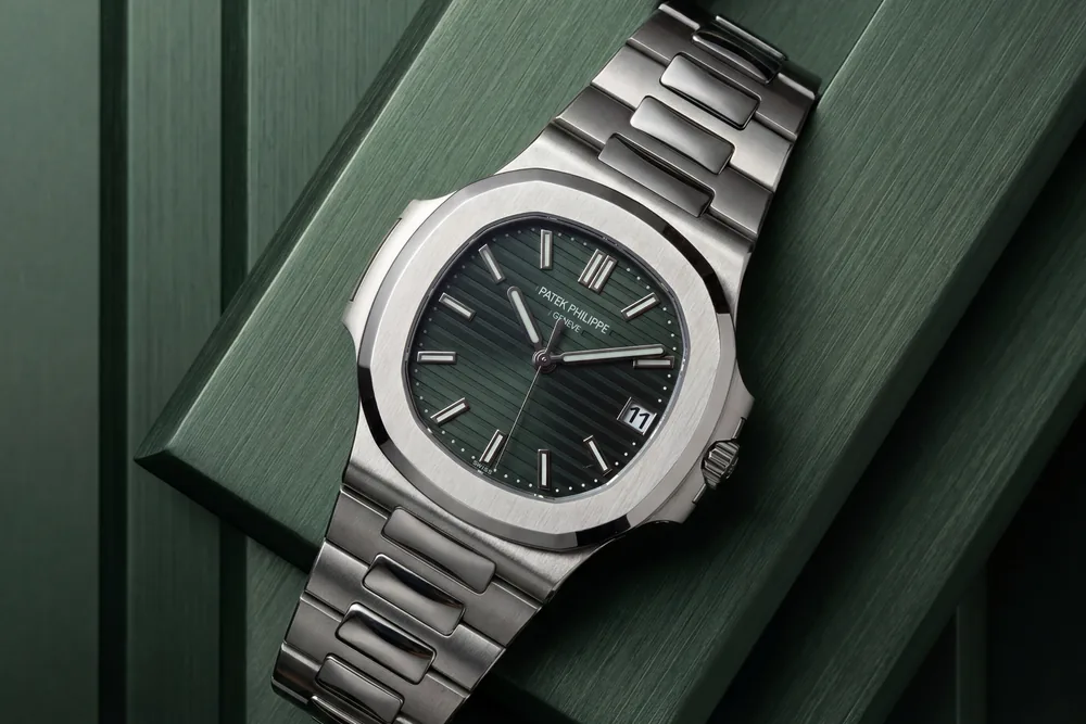 Patek Philippe Nautilus mit grünem Zifferblatt